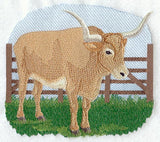 Longhorn Steer Scene
