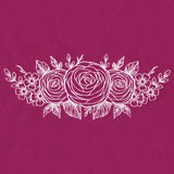 Rosy Garden (Whitework)