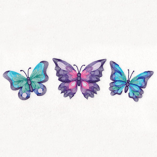 Butterfly Kaleidoscope Trio