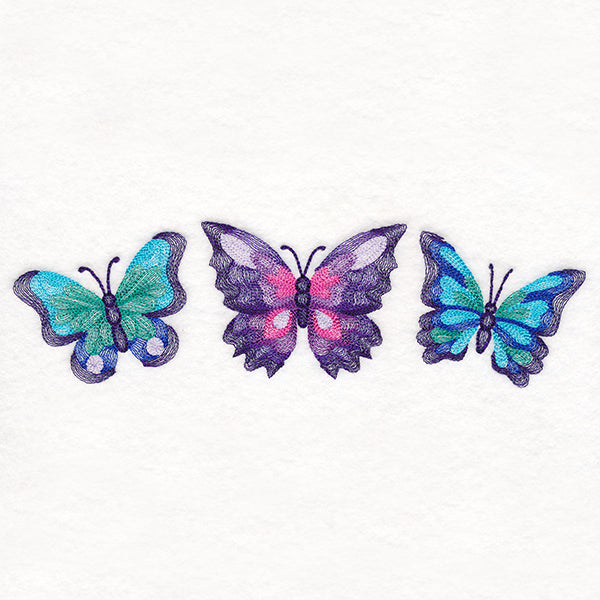 Butterfly Kaleidoscope Trio