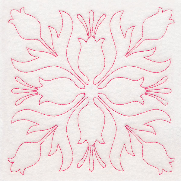 Tropical Paradise Quilting - Flourishing Flowers (Double Run)