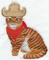 Kitty in Cowboy Hat