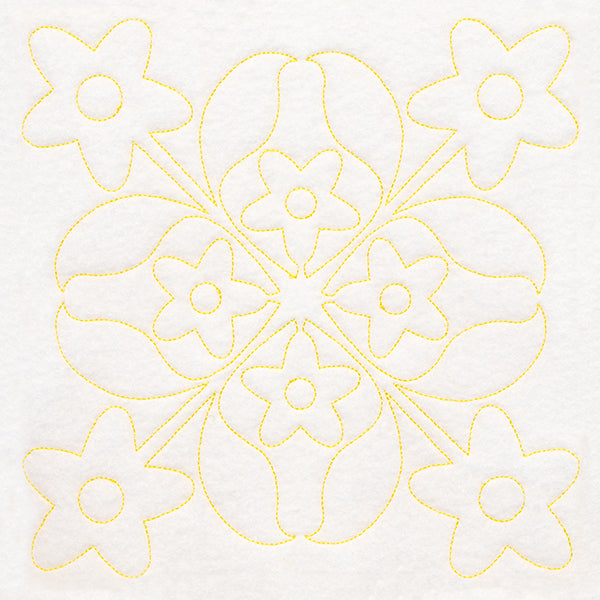 Tropical Paradise Quilting - Fanciful Flowers (Double Run)