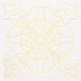 Tropical Paradise Quilting - Fanciful Flowers (Double Run)