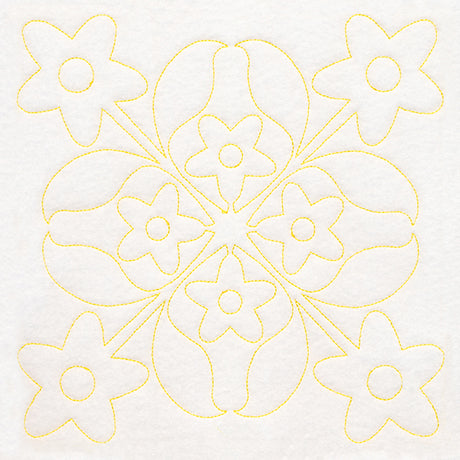 Tropical Paradise Quilting - Fanciful Flowers (Double Run)