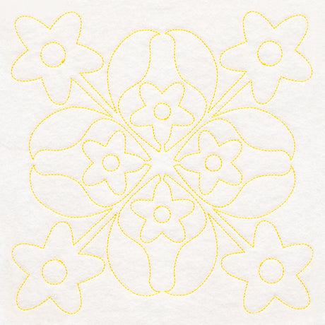 Tropical Paradise Quilting - Fanciful Flowers (Double Run)