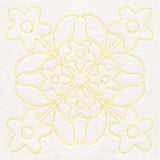 Tropical Paradise Quilting - Fanciful Flowers (Double Run)