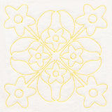 Tropical Paradise Quilting - Fanciful Flowers (Double Run)