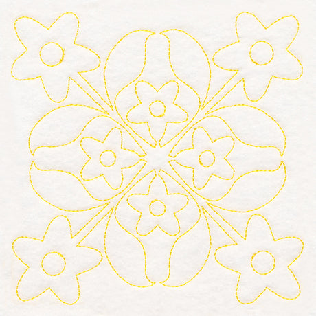 Tropical Paradise Quilting - Fanciful Flowers (Double Run)