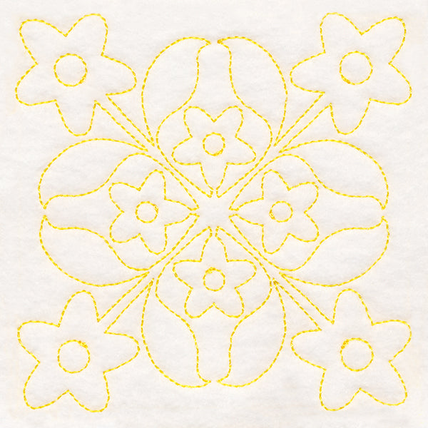 Tropical Paradise Quilting - Fanciful Flowers (Double Run)