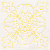 Tropical Paradise Quilting - Fanciful Flowers (Double Run)