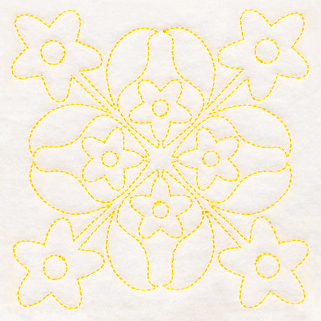 Tropical Paradise Quilting - Fanciful Flowers (Double Run)