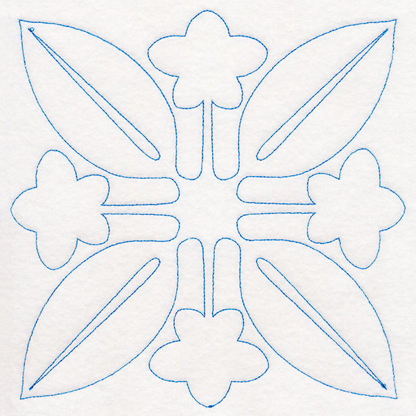 Tropical Paradise Quilting - Lovely Leaves  (Double Run)