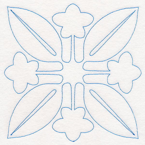 Tropical Paradise Quilting - Lovely Leaves  (Double Run)