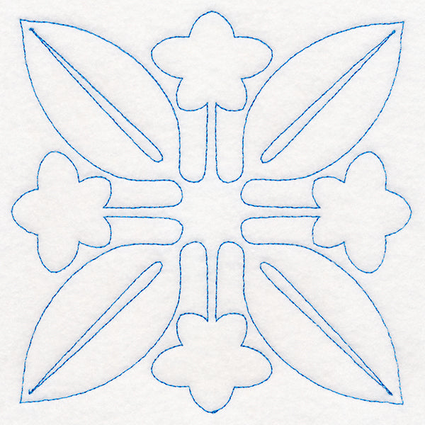 Tropical Paradise Quilting - Lovely Leaves  (Double Run)