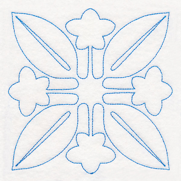 Tropical Paradise Quilting - Lovely Leaves  (Double Run)