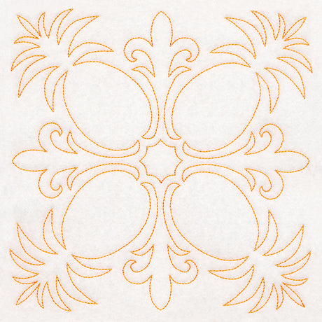 Tropical Paradise Quilting -  Peaceful Pineapples (Double Run)