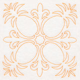 Tropical Paradise Quilting -  Peaceful Pineapples (Double Run)