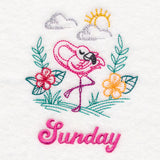 Tropical Flamingo - Sunday (Vintage)