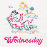 Tropical Flamingo - Wednesday (Vintage)