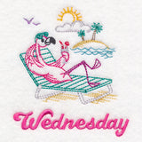Tropical Flamingo - Wednesday (Vintage)