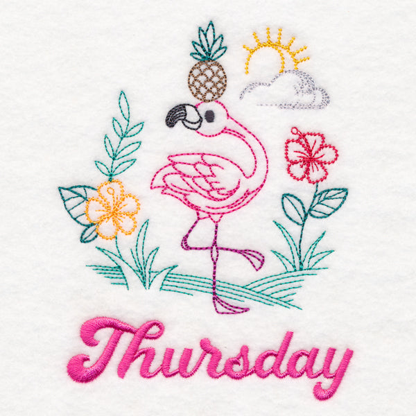 Tropical Flamingo - Thursday (Vintage)