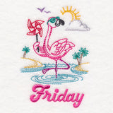 Tropical Flamingo - Friday (Vintage)