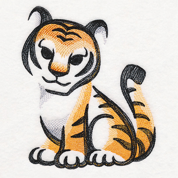 Sweet Brushstroke Tiger