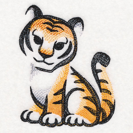 Sweet Brushstroke Tiger