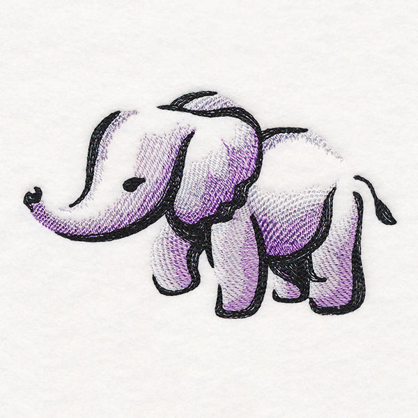 Sweet Brushstroke Elephant