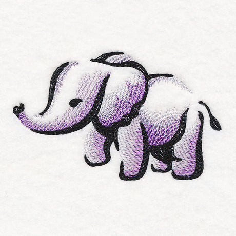 Sweet Brushstroke Elephant