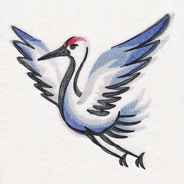 Sweet Brushstroke Crane
