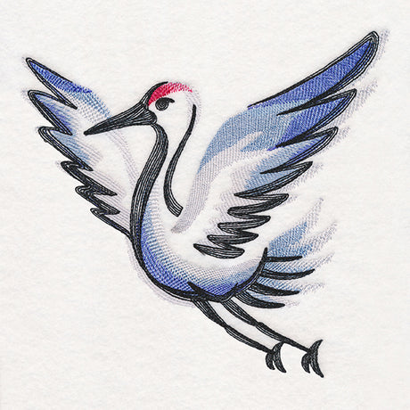 Sweet Brushstroke Crane