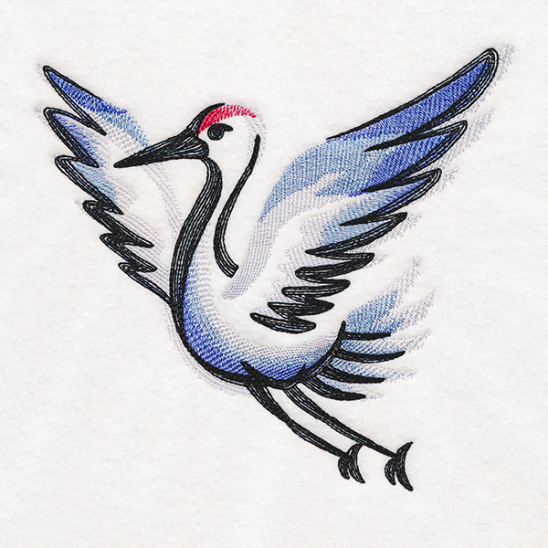 Sweet Brushstroke Crane