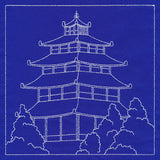 Japanese Sashiko Quilting - Pagoda