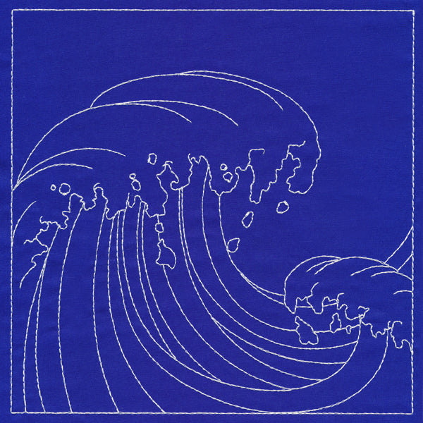 Japanese Sashiko Quilting - Waves