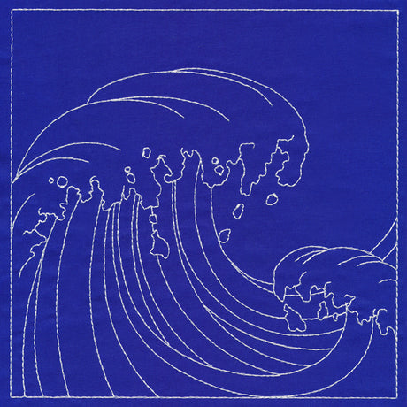 Japanese Sashiko Quilting - Waves