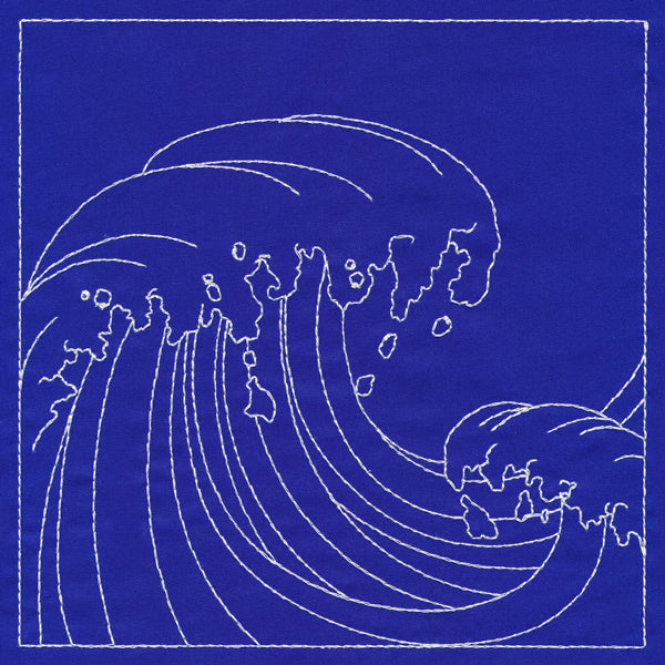 Japanese Sashiko Quilting - Waves