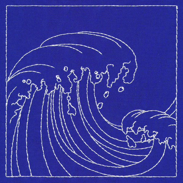 Japanese Sashiko Quilting - Waves