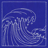 Japanese Sashiko Quilting - Waves