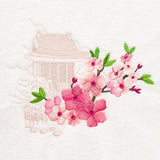 Cherry Blossoms with Temple Echo