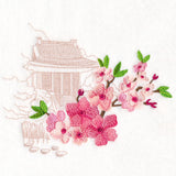 Cherry Blossoms with Temple Echo