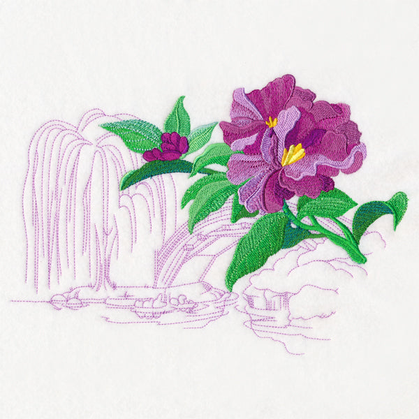 Iris with Japanese Garden Echo