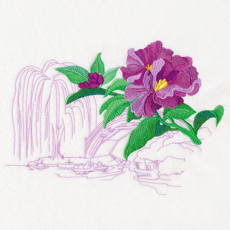 Iris with Japanese Garden Echo