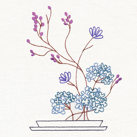 Hydrangea Ikebana (Vintage)
