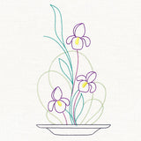 Iris Ikebana (Vintage)