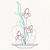 Iris Ikebana (Vintage)