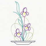 Iris Ikebana (Vintage)