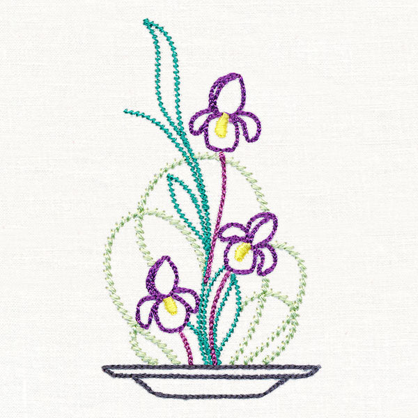 Iris Ikebana (Vintage)