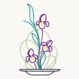 Iris Ikebana (Vintage)